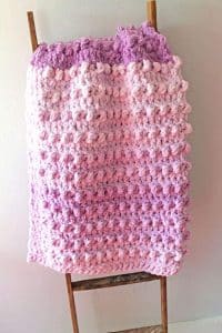 Chunky Lilac Fade Blanket
