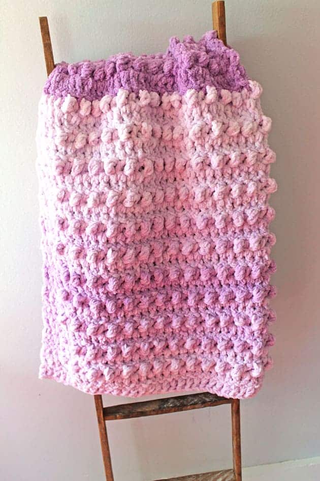 Super bulky yarn best sale baby blanket crochet patterns