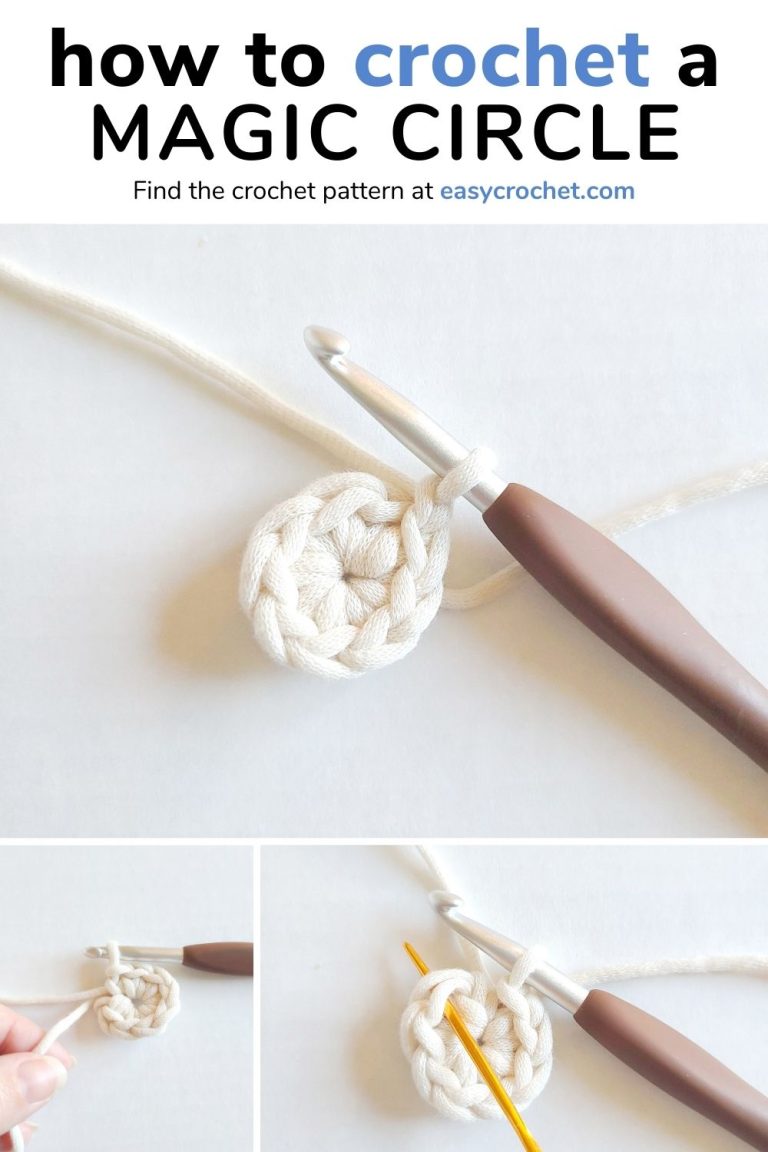 The Beginner's Guide to Crocheting a Magic Circle (+ Video) - Easy ...