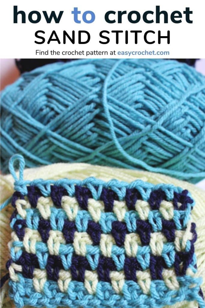 sand stitch crochet pattern
