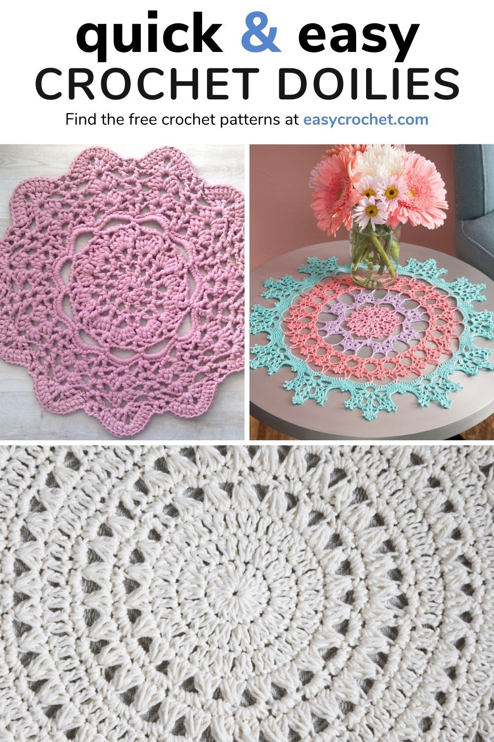 7 Free Crochet Doily Patterns You'll Love Making - Easy Crochet Patterns