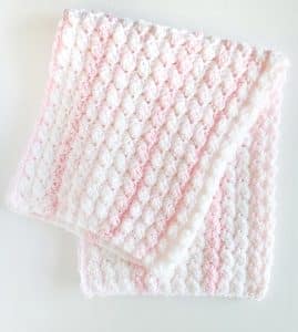 Blanket Stitch Crochet Baby Blanket Pattern