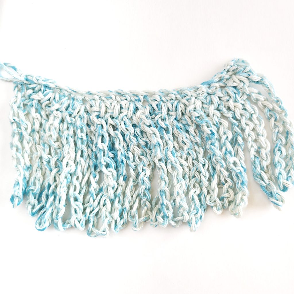 10 Beautiful Crochet Border and Edging Ideas For Garments - Blue