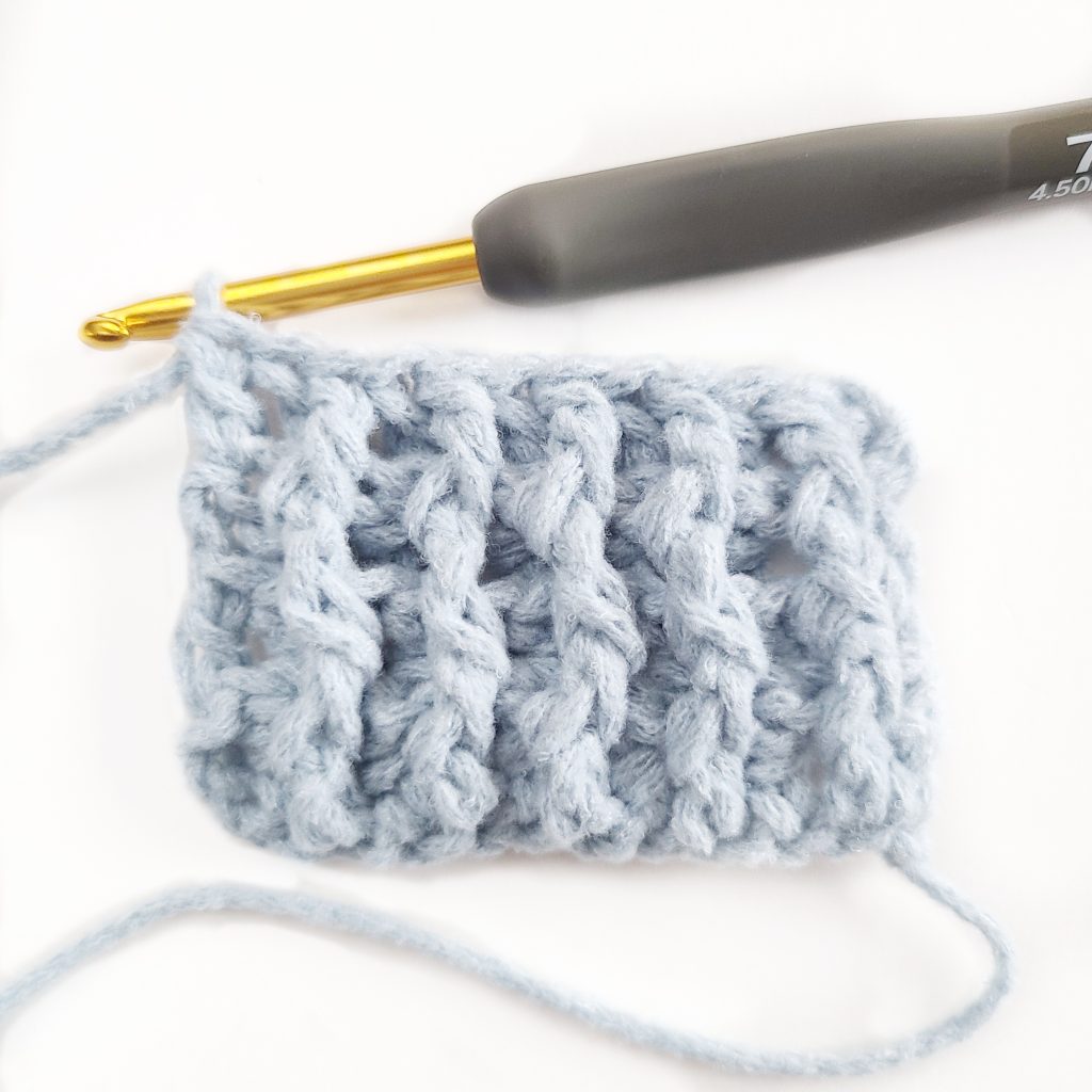 How to Make a Crochet Rib Stitch (Photo Tutorial) - Easy Crochet