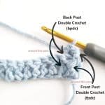 How to Make a Crochet Rib Stitch (Photo Tutorial) - Easy Crochet Patterns