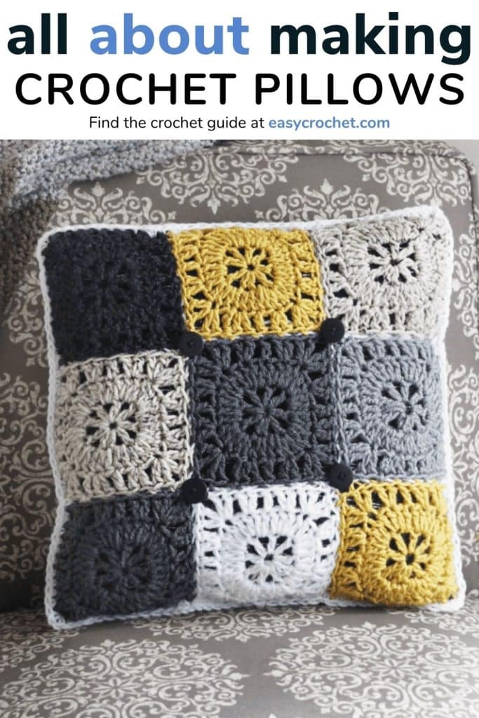 Crochet pillow covers hotsell