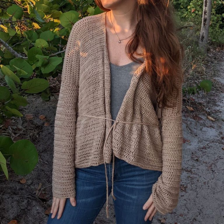 Easy Crochet Cardigan Pattern Free for beginners