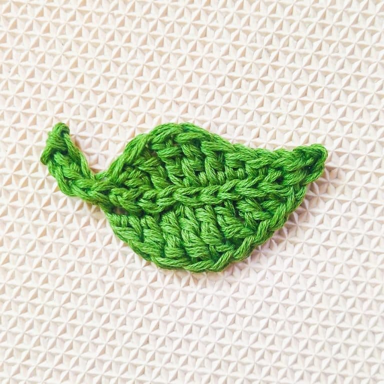 How To Crochet A Leaf Applique