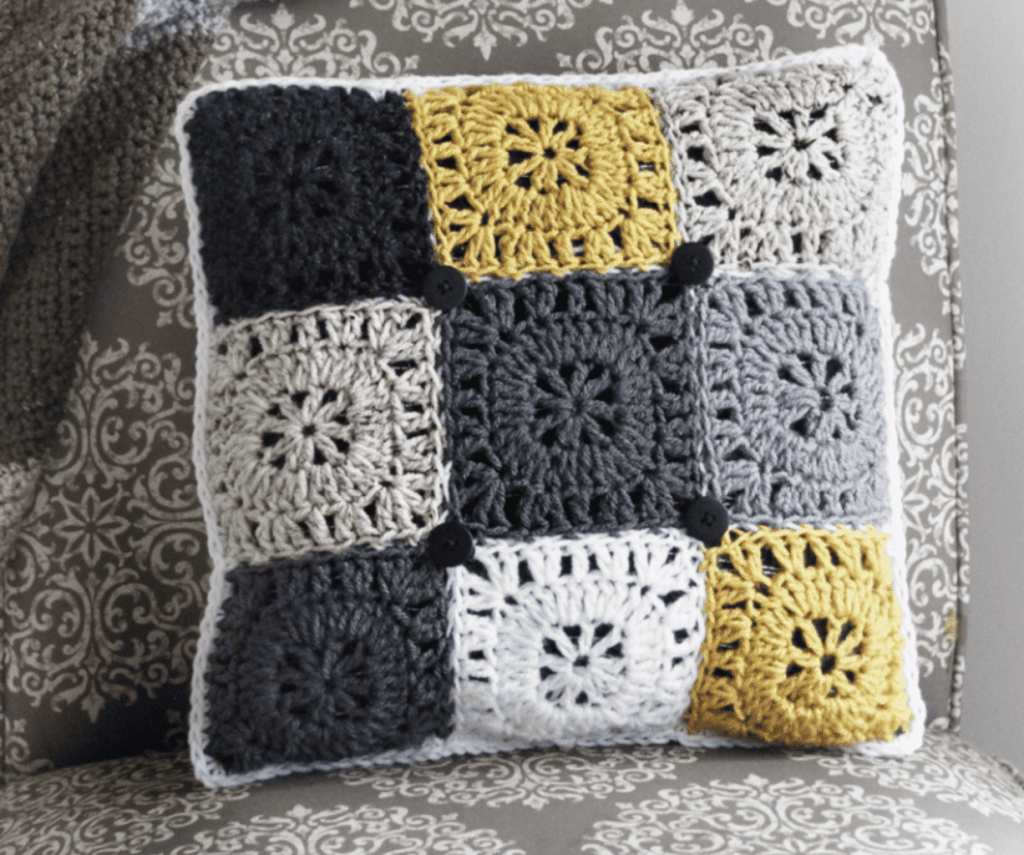 Crochet pillow outlet shams