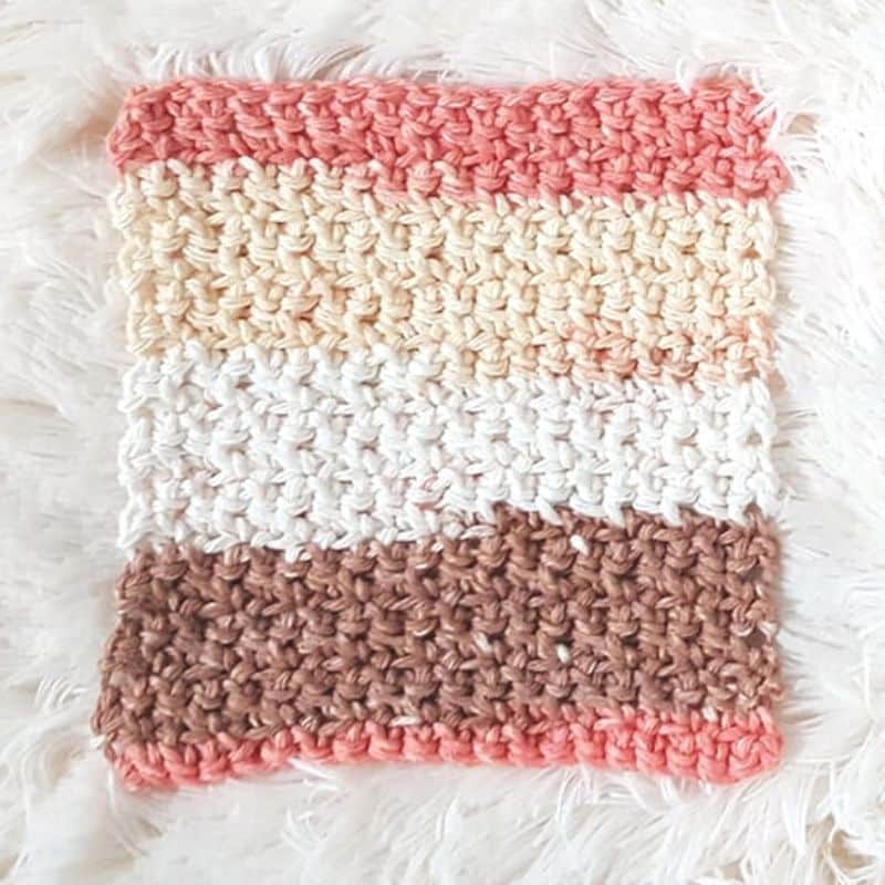 The Best Beginner Easy Crochet Washcloth Pattern to Make - Easy