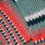Colorful Teardrop Baby Blanket Pattern