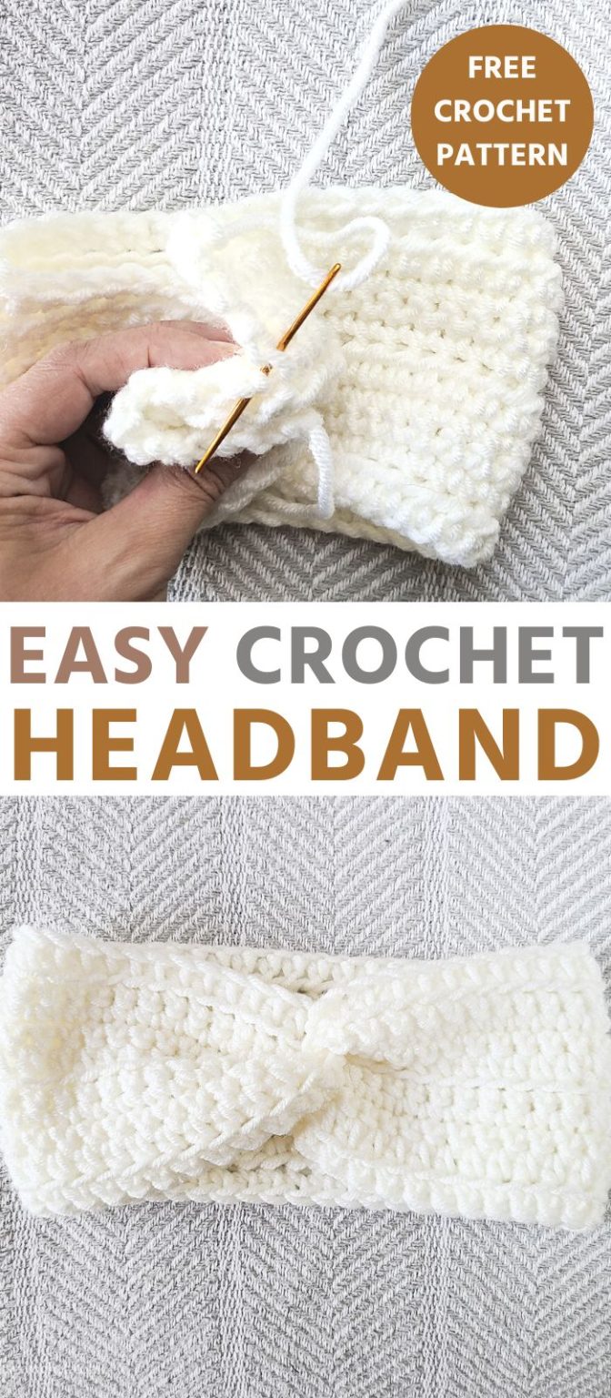 How to Crochet a Twisted Headband Pattern - Easy Crochet Patterns