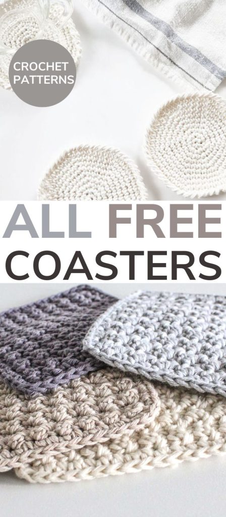 Zesty Coasters - Easy Free Crochet Pattern - Annie Design Crochet