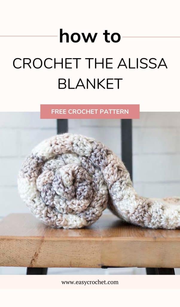 Crochet Blanket in 8 Sizes