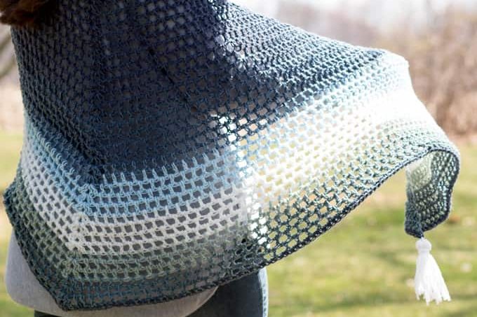 Rivers Shawl Free Crochet Pattern