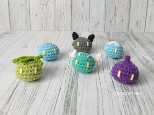 Mini Slimes Crochet Pattern