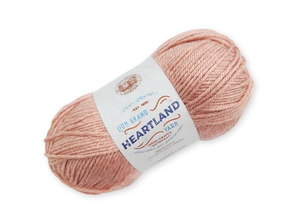 Lion Brand Yarn HEARTLAND #4 Worsted Yarn Skein Multiple Colors