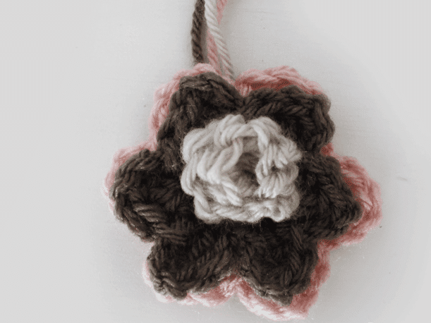 Double Layer Rosette Flower Crochet Pattern - Easy Crochet