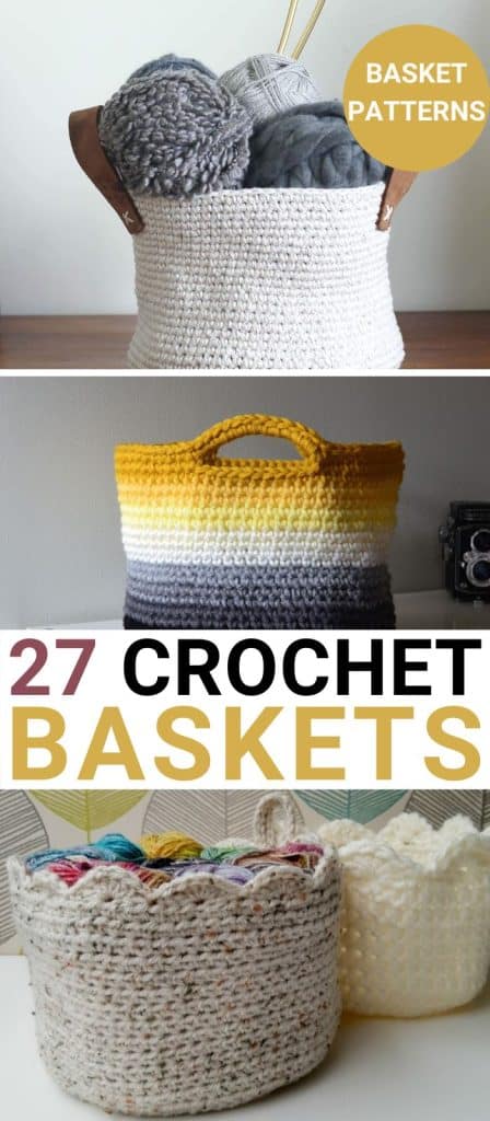 T-Shirt Yarn Crochet Nesting Basket Free Patterns  Yarn projects crochet,  Crochet basket pattern free, Crochet yarn