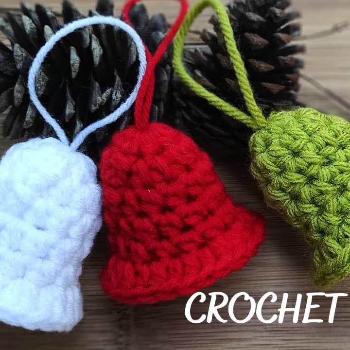 Image for Christmas Bell Ornament Free Crochet Pattern