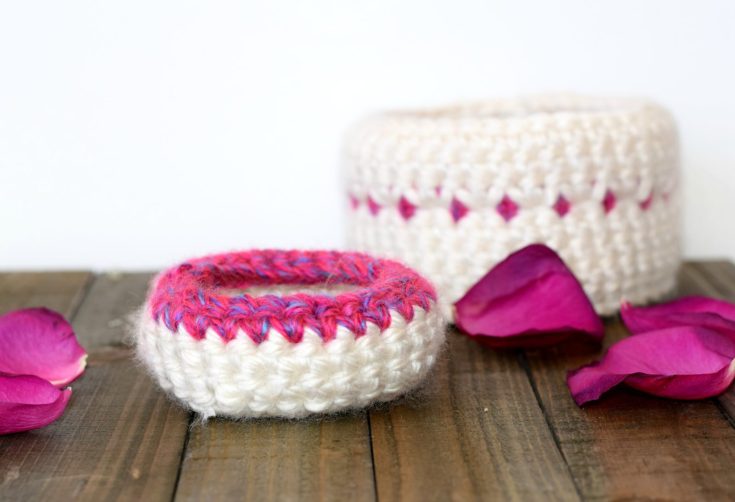 25+ Beautiful Crochet Basket Patterns for Organizing in Style - love. life.  yarn.