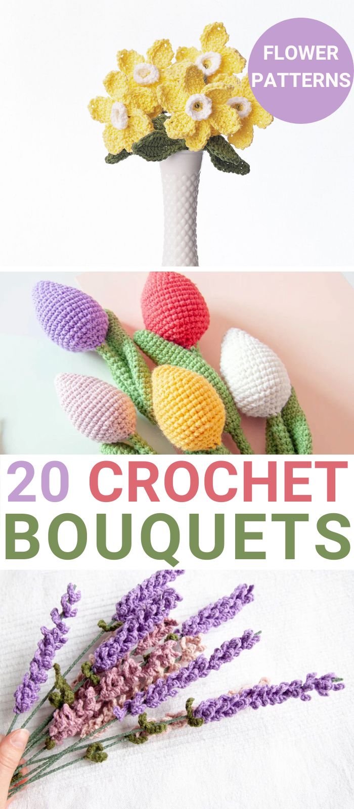 Crochet Flower Arrangement – The Bouquet Hub