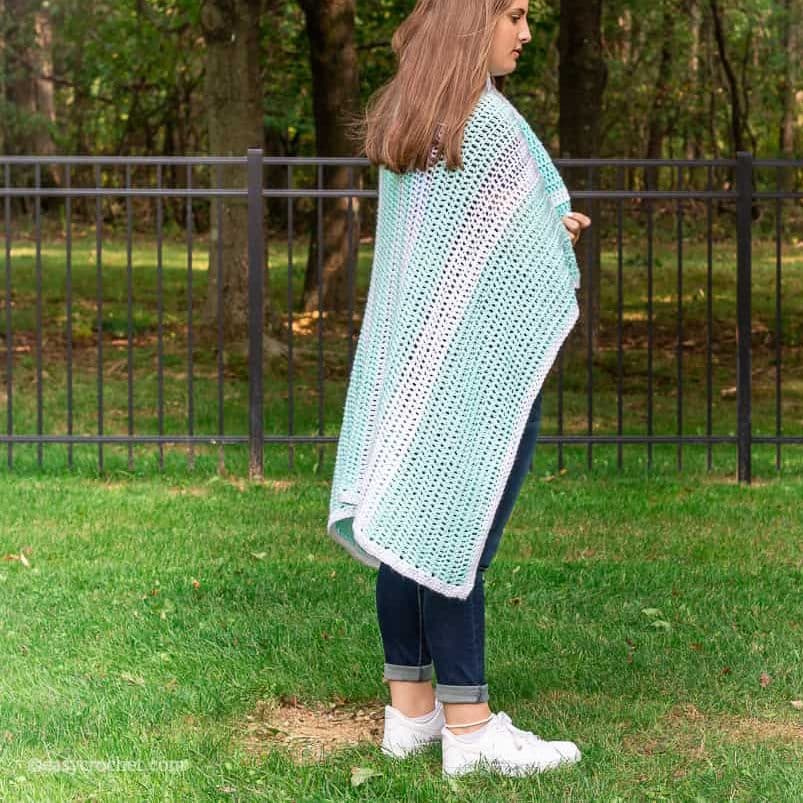 Double Crochet Stitch Blanket Pattern