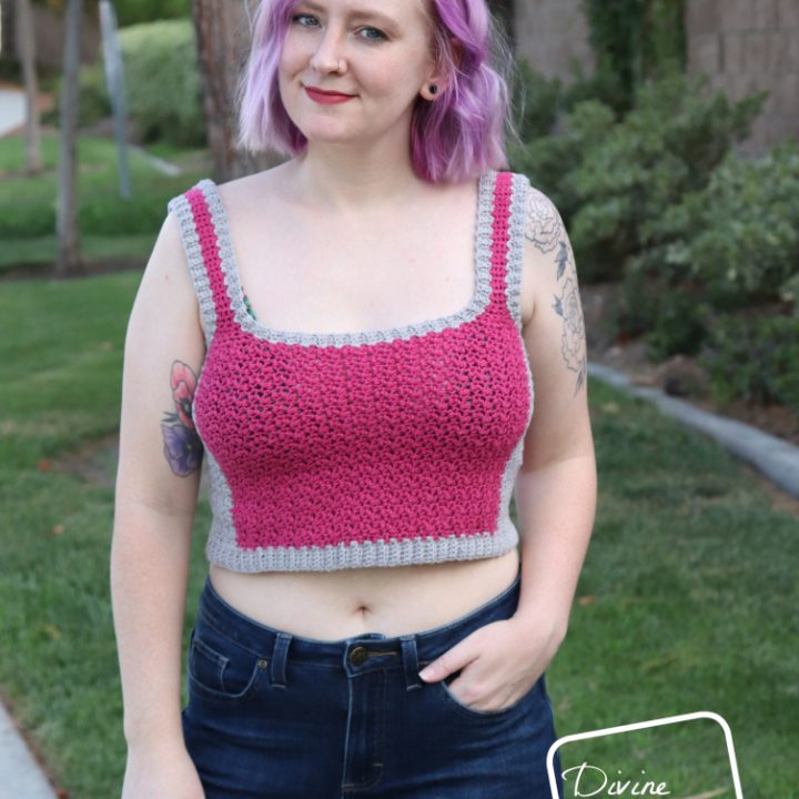 Image for Kelsey Tank Top Free Crochet Pattern