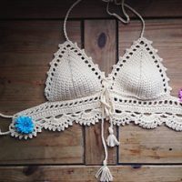 Image for The Sophia Crochet Crop Top Bikini