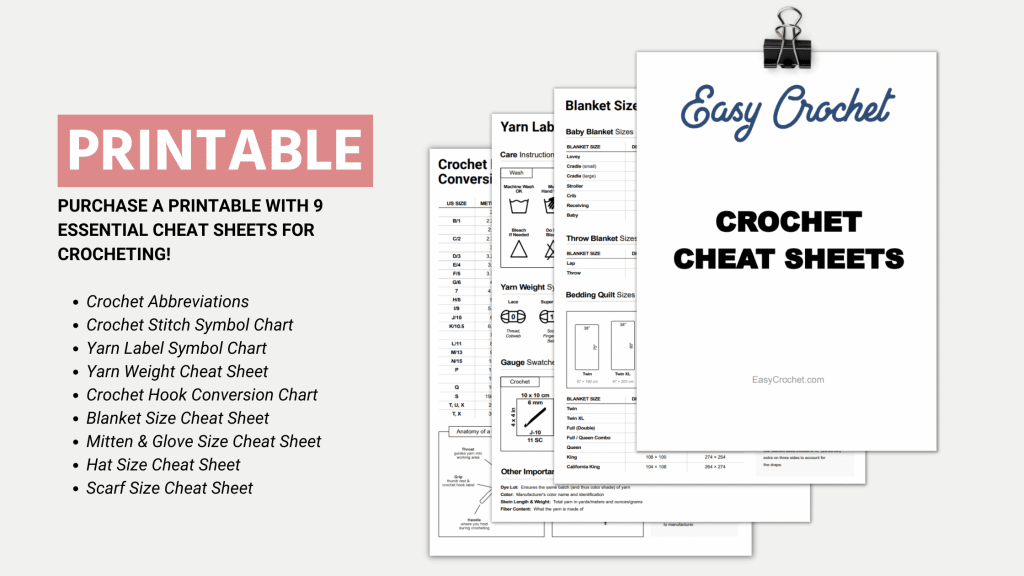 Basic Crochet Stitches Chart  Basic crochet stitches chart