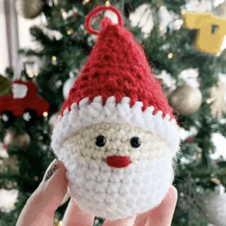 Image for Crochet Santa Claus Ornament 