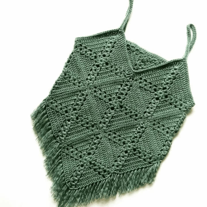 Image for Granny Square Pine Cross Summer Top
