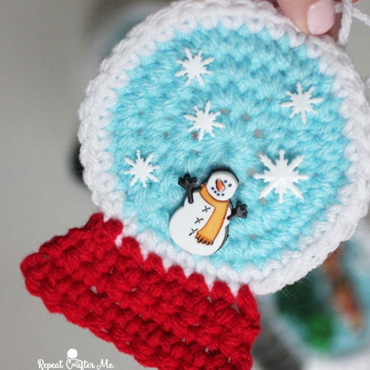 Image for Crochet Snow Globe Ornaments