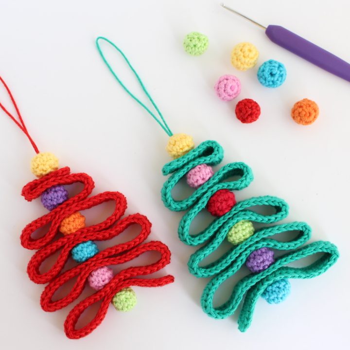Image for Crochet Ribbon Christmas Tree Ornament