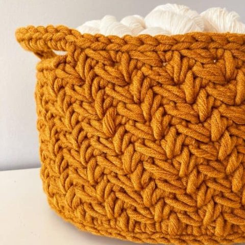Image for Chunky Crochet Basket – Free Pattern