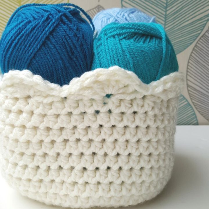 Image for Scallop Crochet Basket