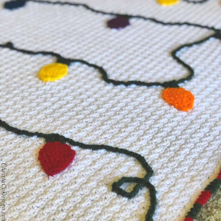 Image for Crochet Christmas Lights Blanket