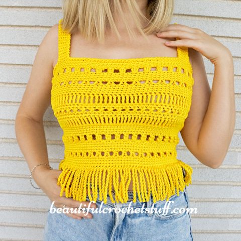 Image for Crochet Casual Tank Top
