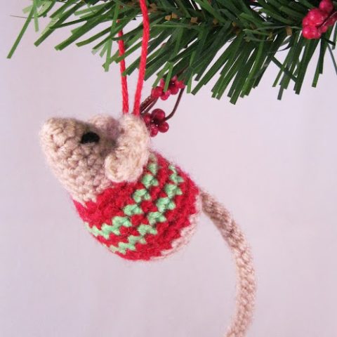 Image for Little Christmas Mouse Ornament
