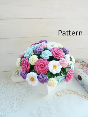 Top 20 Crochet Patterns for Flower Bouquets - Easy Crochet Patterns