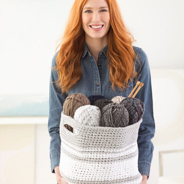 Your Giant Yarn Basket, Free Crochet Pattern