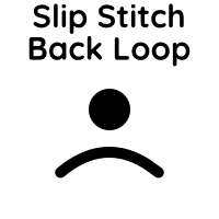 Slip Stitch Back Loop Crochet Stitch