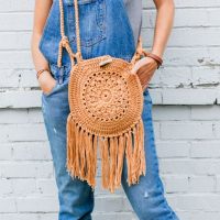 Image for Easy Crochet Boho Circle Purse Pattern - Free Pattern