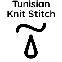 Tunisian Knit Stitch Crochet Stitch