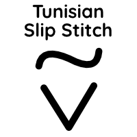 tunisian slip stitch