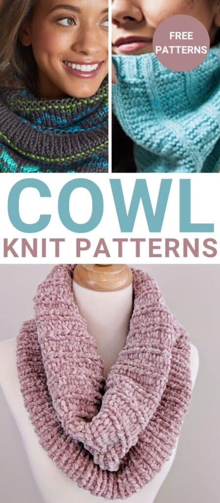 7 Free + Easy Cowl Knitting Patterns - Easy Crochet Patterns