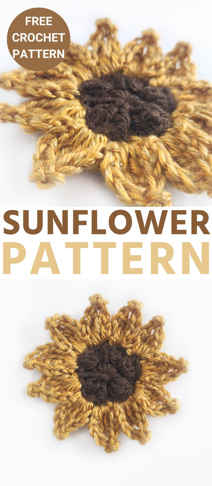 Free Crochet Sunflower Pattern - Easy Crochet Patterns