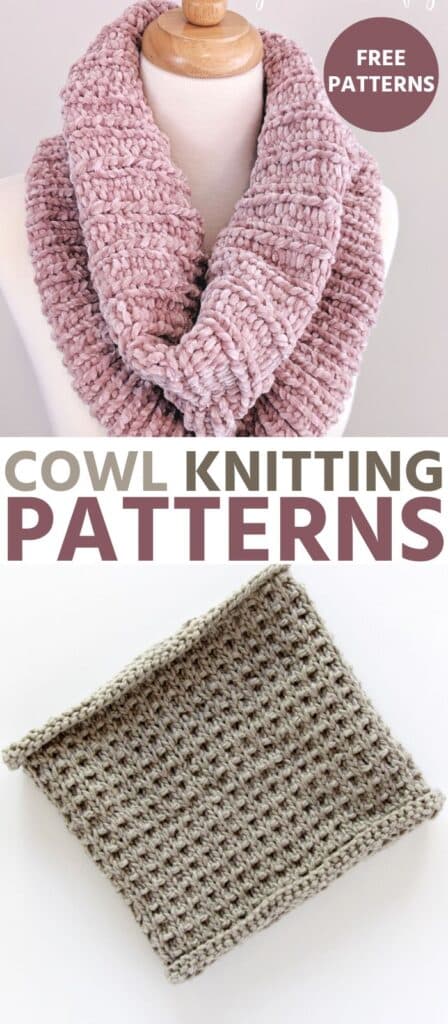 7 Free + Easy Cowl Knitting Patterns - Easy Crochet Patterns