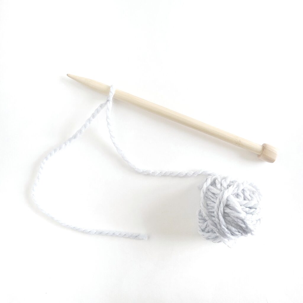 slip knot knitting