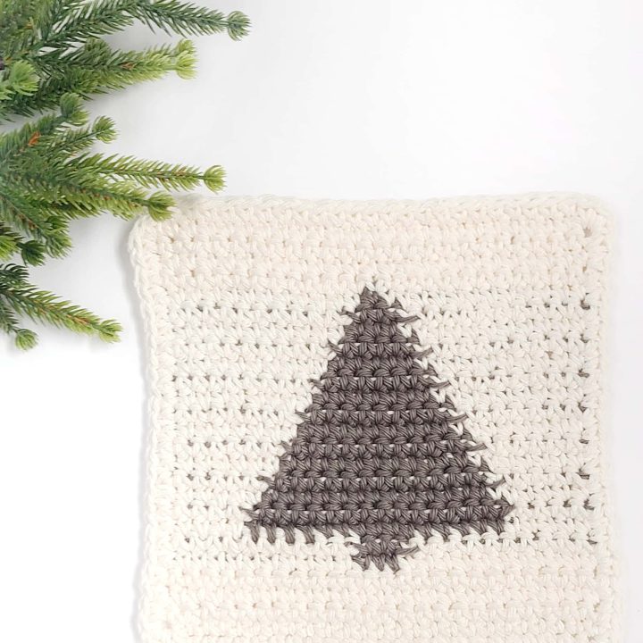Image for Christmas Pine Crochet Washcloths
